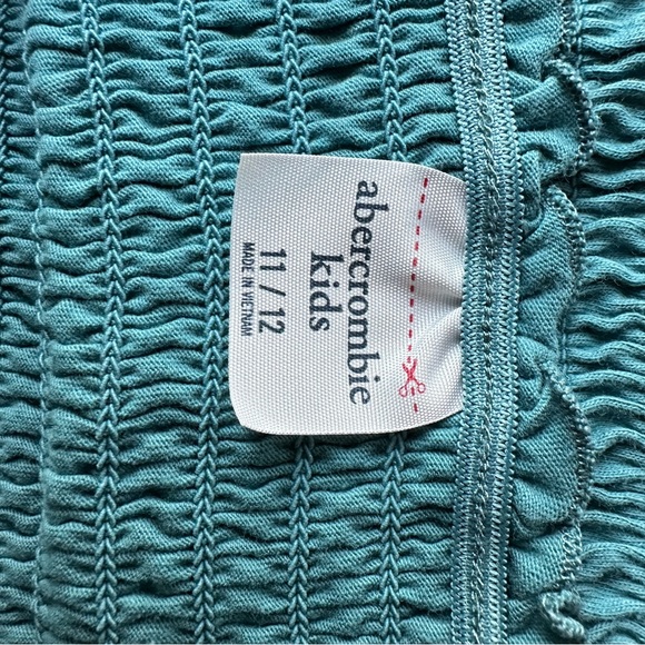 Hollister tube top girls 11/12 blue green color textured - Picture 6 of 7